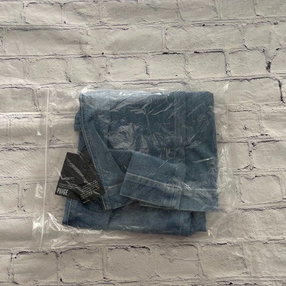 Paige Nellie High Waist Patch Pocket Jean - Picture 10 of 10